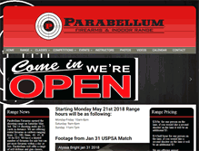 Tablet Screenshot of parabellumfirearms.com